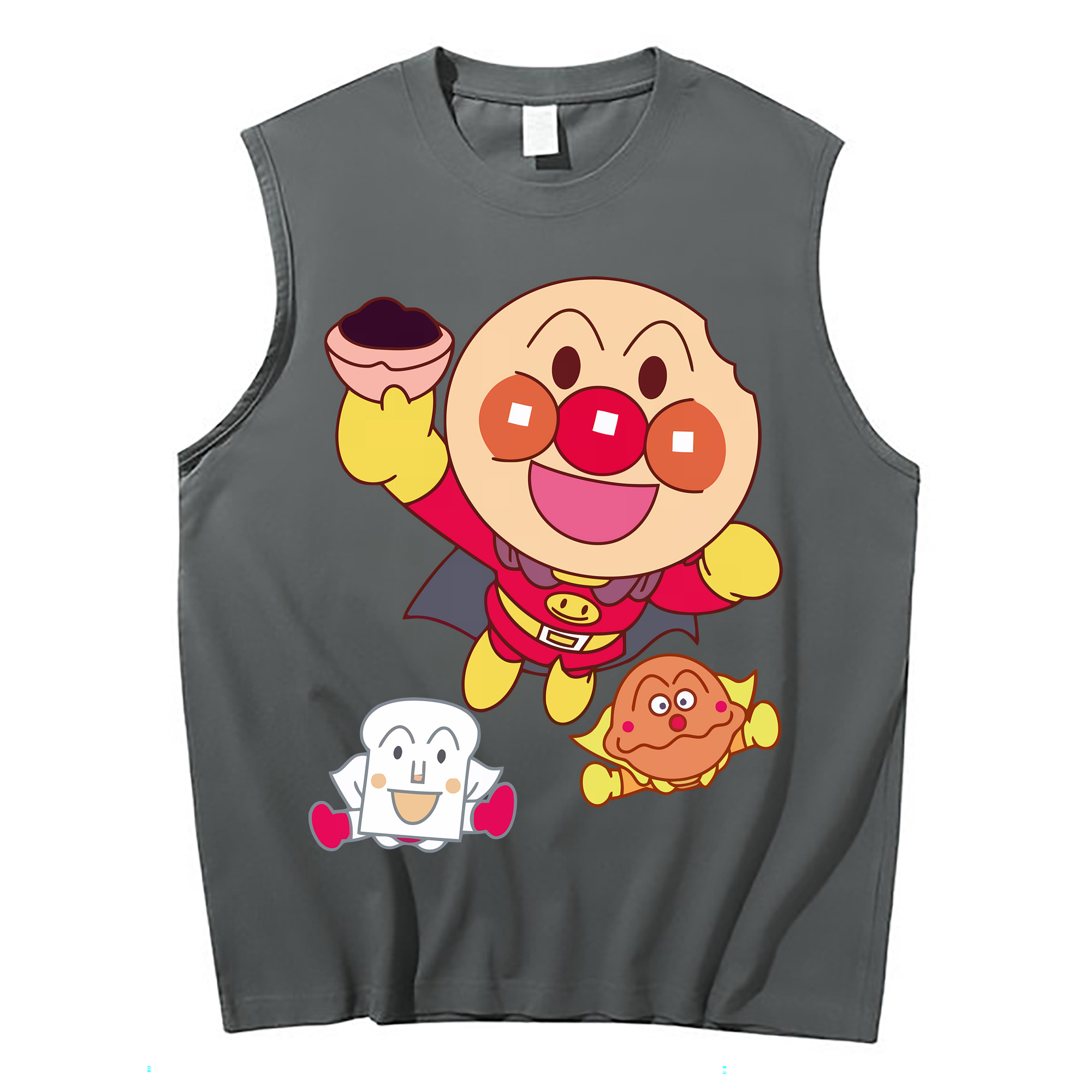 （画像用） アンパンマン Anpanman コットン100％タンクトップ（フロントプリント）